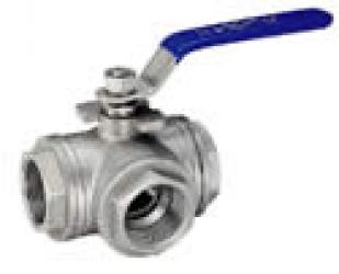 3-Way Ball Valve - Stainless Steel