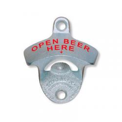 Open Bottle Here Wall Mount Bottle Opener